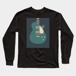 Cadillac Green Jet Guitar Long Sleeve T-Shirt